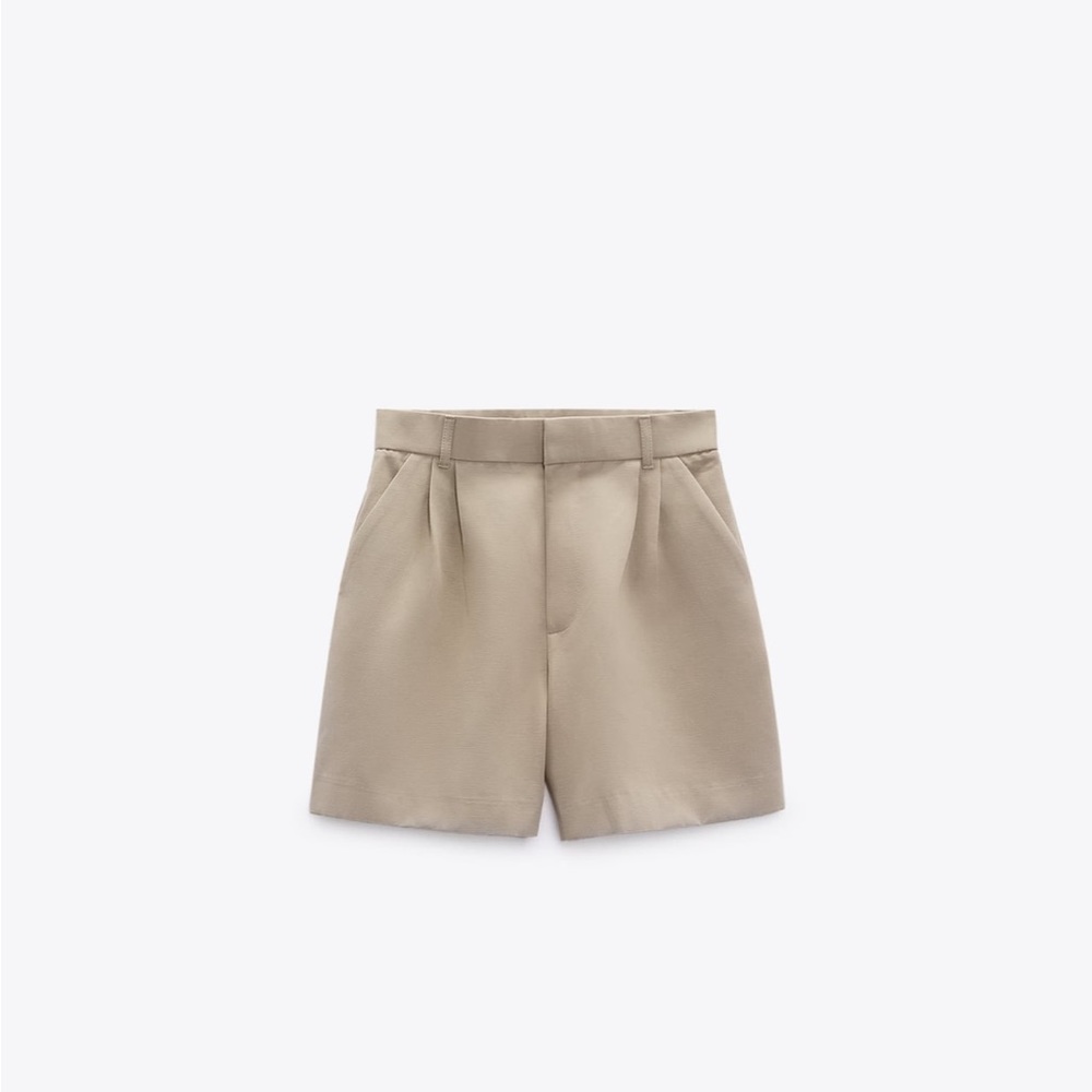 Zara linen shorts